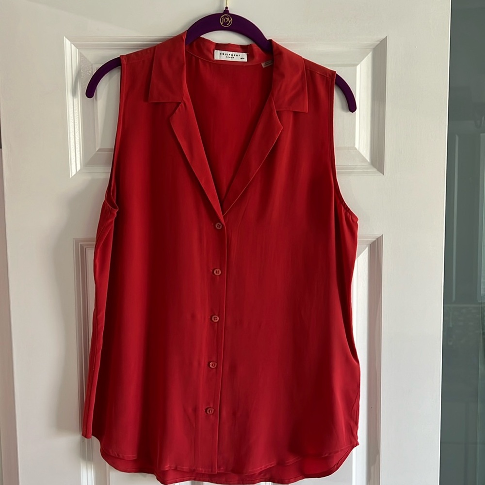 Equipment Silk Shirt size Medium